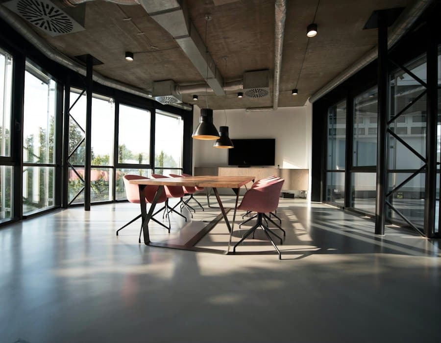 Sala de reuniões do escritório