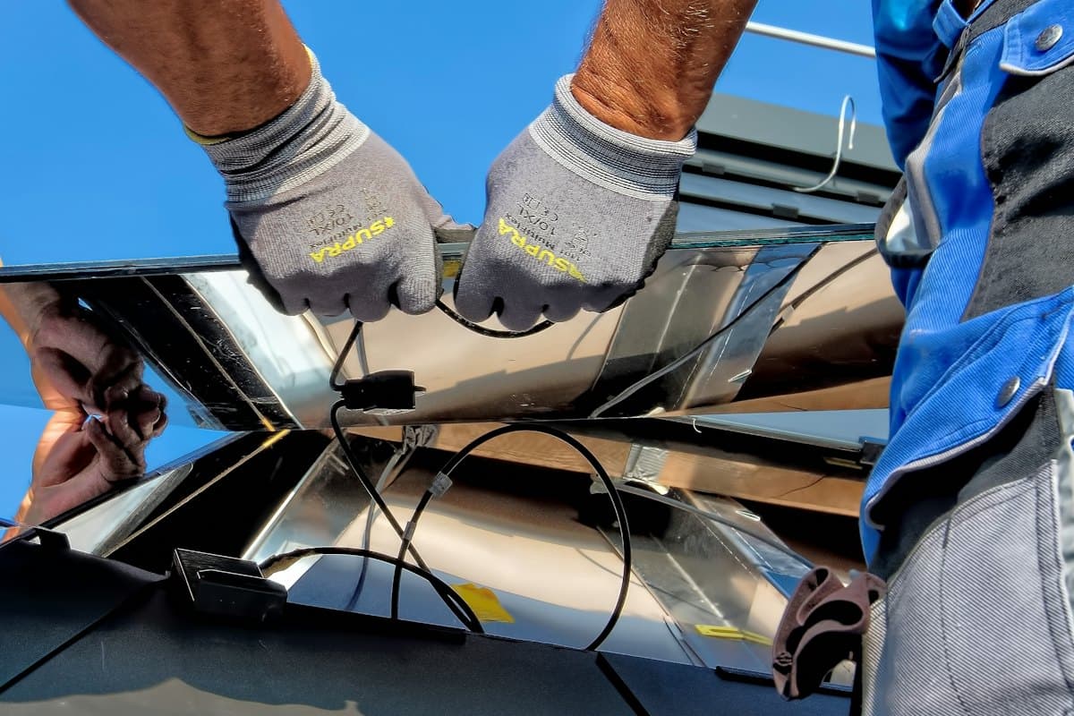 Instalação de placas solares